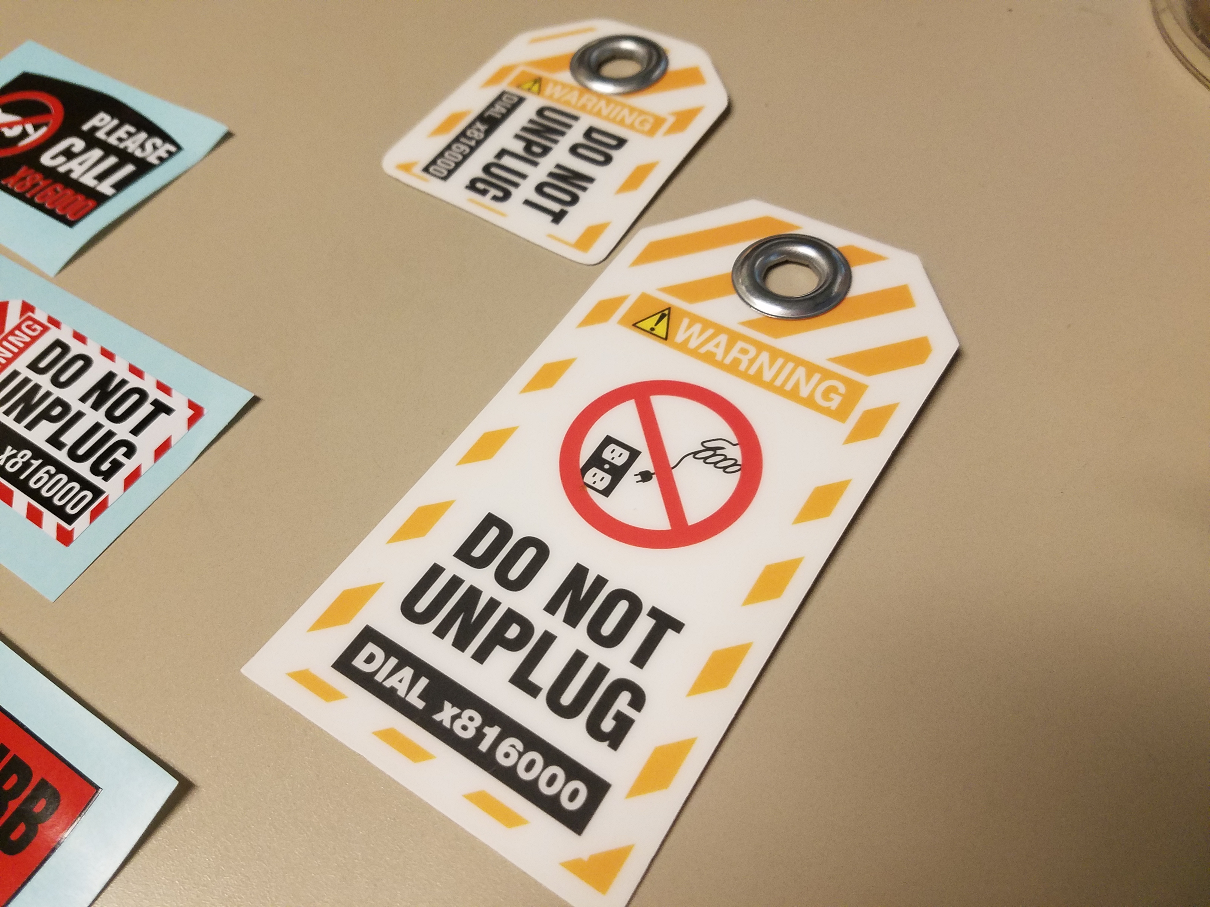 AV Stickers & Hang-tags Project